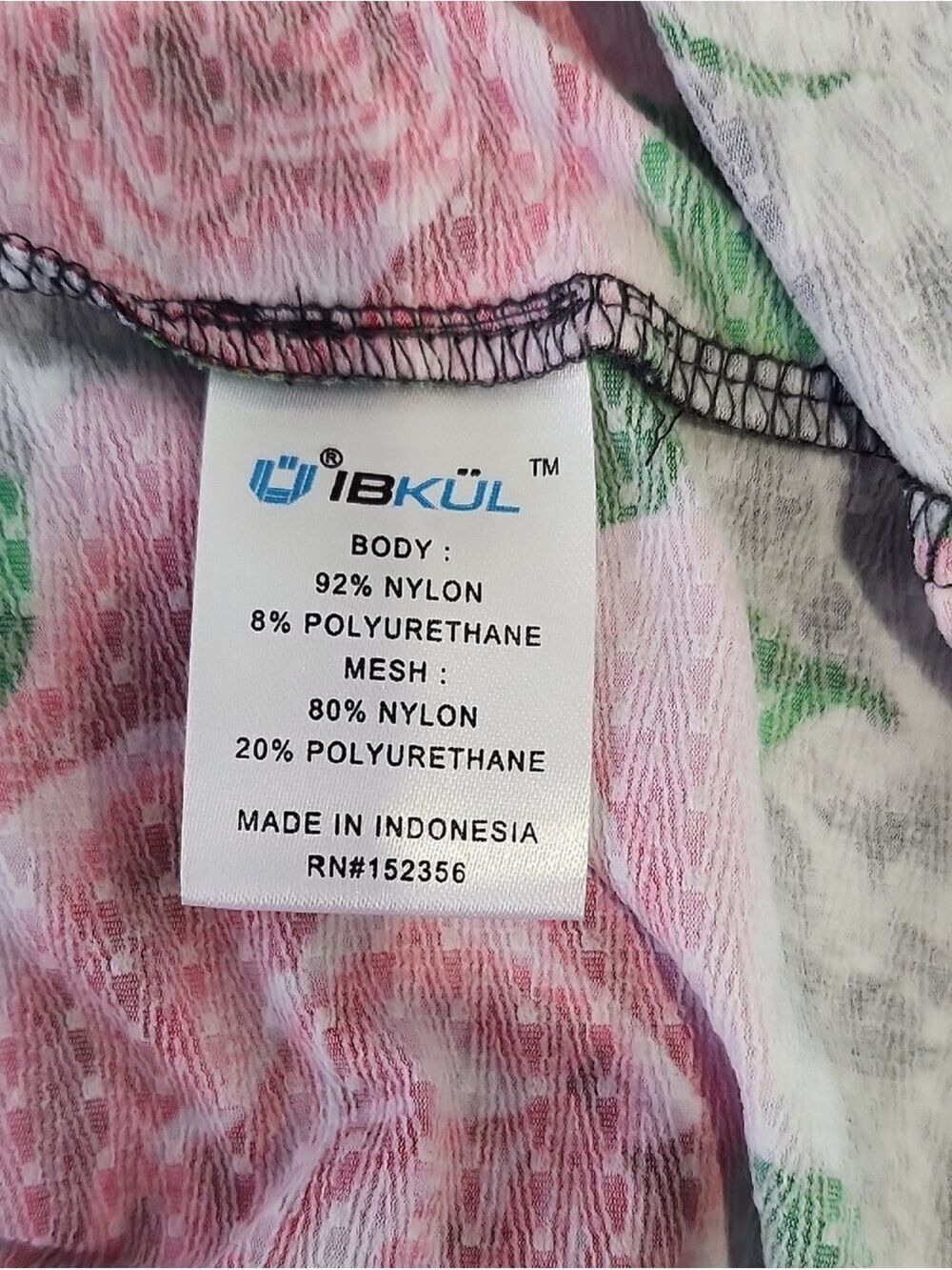 IBKUL Jovanna Vibrant Floral Print Long Sleeve Dress Size XL Golf Outdoor UPF50+ - Picture 4 of 8